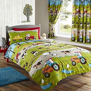 Kids Club FARM YARD ANIMAL PIG DOG COW SHEEP TRACTOR SINGLE DUVET QUILT COVER BEDDING SET Kids Club FARM YARD ANIMAL PIG DOG COW SHEEP TRACTOR SINGLE DUVET QUILT COVER BEDDING SET
