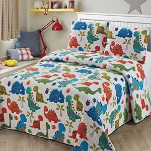 Brand Twin Size Dinosaur Kids Bedspread - Bedspread Set Brand Twin Size Dinosaur Kids Bedspread - Bedspread Set