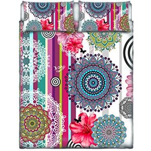 Italian Bed Linen Ki-osa by Matteo Bosio Double Duvet Cover Set 250 x 200 cm Multicoloured 250 x 200 cm Multicoloured 4 Italian Bed Linen Ki-osa by Matteo Bosio Double Duvet Cover Set 250 x 200 cm Multicoloured 250 x 200 cm Multicoloured 4