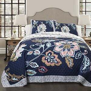 Lush Decor Aster Quilt - Reversible Cotton Bedding Set Lush Decor Aster Quilt - Reversible Cotton Bedding Set