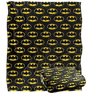 LOGOVISION BATMAN Classic Bat Shield Logo Pattern Officially Licensed Silky Touch Super Soft Throw Blanket 152 x 127 cm LOGOVISION BATMAN Classic Bat Shield Logo Pattern Officially Licensed Silky Touch Super Soft Throw Blanket 152 x 127 cm