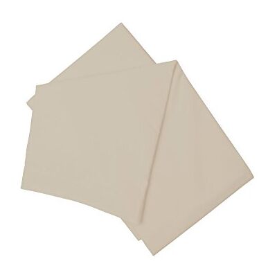 Belledorm - Easy Care 200TC Percale Flat Sheet - Beige Belledorm - Easy Care 200TC Percale Flat Sheet - Beige