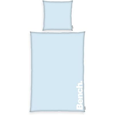 Herding Bench bedding set, pastel colors, pillowcase approx. 70x90 cm, duvet cover approx. 140x200 cm, with a smooth branded zip, 100% cotton, color: light blue/white, item no .: 4412604077 Herding Bench bedding set, pastel colors, pillowcase approx. 70x90 cm, duvet cover approx. 140x200 cm, with a smooth branded zip, 100% cotton, color: light blue/white, item no .: 4412604077
