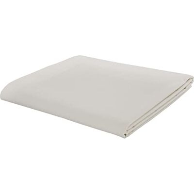 Catherine Lansfield Easy Iron Percale Combed Super King Flat Sheet Cream Catherine Lansfield Easy Iron Percale Combed Super King Flat Sheet Cream
