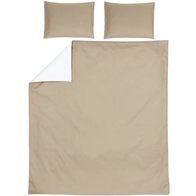 Meyco Kids Bedding 200x200/220 Taupe Offwhite - Kids Bedding Meyco Kids Bedding 200x200/220 Taupe Offwhite - Kids Bedding