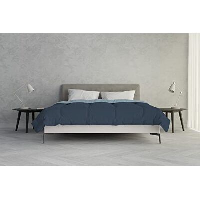 Italian Bed Linen MB HOME BASIC “Atlanta” Winter Quilt, Double, Dark Blue/Light Blue Italian Bed Linen MB HOME BASIC “Atlanta” Winter Quilt, Double, Dark Blue/Light Blue