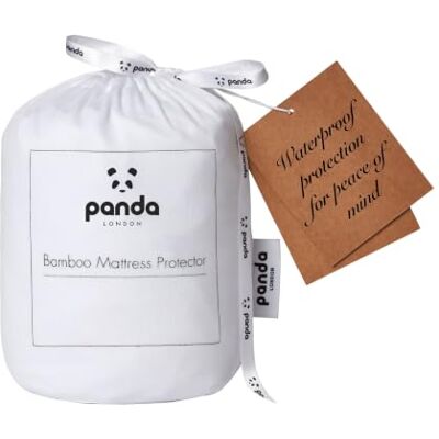 Panda London - Emperor - Bamboo - White - Mattress Protector Panda London - Emperor - Bamboo - White - Mattress Protector