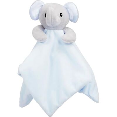 Soft Touch Cuddly Cute Elephant Baby Comforter, Super Soft Eco Friendly New Born Baby Gift, Self Soothing 36cm X 36cm Soft Touch Cuddly Cute Elephant Baby Comforter, Super Soft Eco Friendly New Born Baby Gift, Self Soothing 36cm X 36cm