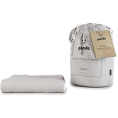 Panda London - Emperor - Bamboo - White - Mattress Protector Panda London - Emperor - Bamboo - White - Mattress Protector