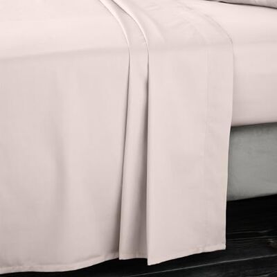 Catherine Lansfield Pink 400 Thread Count Cotton Sateen Flat Sheet - Flat Sheet Catherine Lansfield Pink 400 Thread Count Cotton Sateen Flat Sheet - Flat Sheet