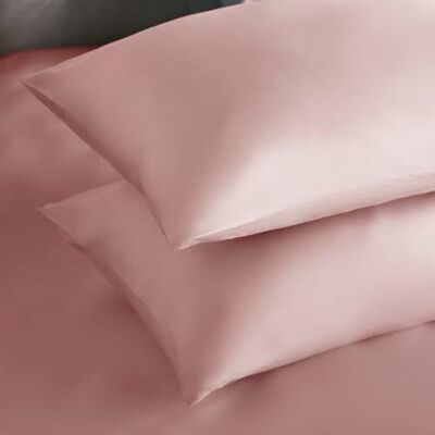 Silentnight Pure Cotton Housewife Pillowcase Pair – Blush Silentnight Pure Cotton Housewife Pillowcase Pair – Blush