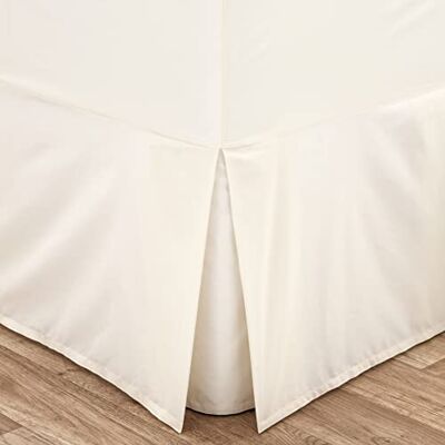 Catherine Lansfield Easy Iron Percale Cream Valance Sheet - Valance Sheet Catherine Lansfield Easy Iron Percale Cream Valance Sheet - Valance Sheet