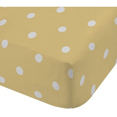 Catherine Lansfield Blue/Ochre Fitted Bottom Sheet 180 x 200 cm Catherine Lansfield Blue/Ochre Fitted Bottom Sheet 180 x 200 cm