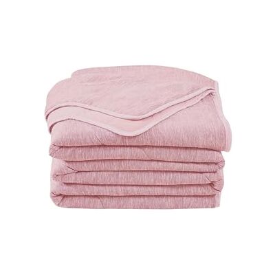 GC GAVENO CAVAILIA Luxury Cooling Quilt Single Bed Soft & Breathable Bedspread Comforter Throw (130x170cm), Cool Blanket for Night Sweats Warm & Lightweight Single Bed Throw for All Seasons,Pink GC GAVENO CAVAILIA Luxury Cooling Quilt Single Bed Soft & Breathable Bedspread Comforter Throw (130x170cm), Cool Blanket for Night Sweats Warm & Lightweight Single Bed Throw for All Seasons,Pink