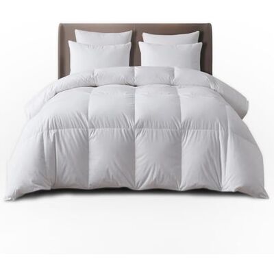 GC GAVENO CAVAILIA 13.5 Tog Duck Feather Duvet King Size with 100% Polyester Cover Extra Warm & Cosy Down Duvet Quilt (230x220 cm) Down Filled Comforter Machine Washable GC GAVENO CAVAILIA 13.5 Tog Duck Feather Duvet King Size with 100% Polyester Cover Extra Warm & Cosy Down Duvet Quilt (230x220 cm) Down Filled Comforter Machine Washable