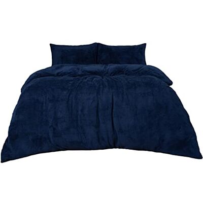 Brentfords - Teddy Duvet Cover - Navy - Duvet Cover Set Brentfords - Teddy Duvet Cover - Navy - Duvet Cover Set