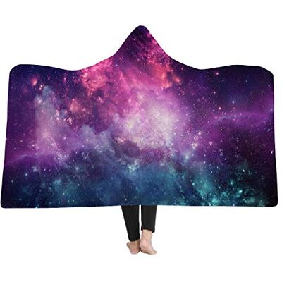 Sticker Superb Galaxy Hooded Blanket Soft Sherpa Fleece Blankets for Adults Child Cozy Outer Space Blanket with Hood (Multicolor 1, 60"x80") Sticker Superb Galaxy Hooded Blanket Soft Sherpa Fleece Blankets for Adults Child Cozy Outer Space Blanket with Hood (Multicolor 1, 60"x80")