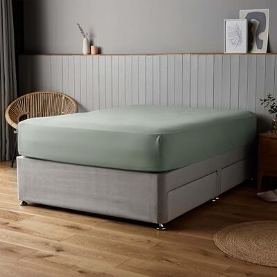 Silentnight Supersoft Easy Care Fitted Sheet - Non-Iron - King Silentnight Supersoft Easy Care Fitted Sheet - Non-Iron - King