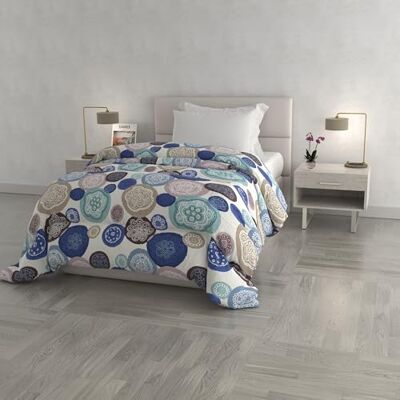 Italian Bed Linen Fantasy Winter Quilt Made in Italy, Murrine, Single 170 x 260 cm Italian Bed Linen Fantasy Winter Quilt Made in Italy, Murrine, Single 170 x 260 cm