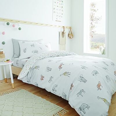 Bianca Zoo Animals Cotton Duvet Set - Duvet Set Bianca Zoo Animals Cotton Duvet Set - Duvet Set
