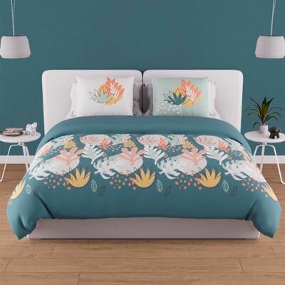 Soleil d'ocre MATHIS Cotton Duvet Cover Set - Bedding Set Soleil d'ocre MATHIS Cotton Duvet Cover Set - Bedding Set