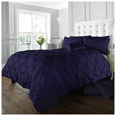 Alford Navy Double Duvet Cover Set Alford Navy Double Duvet Cover Set