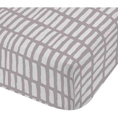 Catherine Lansfield Larsson Geo Plum Fitted Sheet and Pillowcase White 90x200+50x80 Catherine Lansfield Larsson Geo Plum Fitted Sheet and Pillowcase White 90x200+50x80