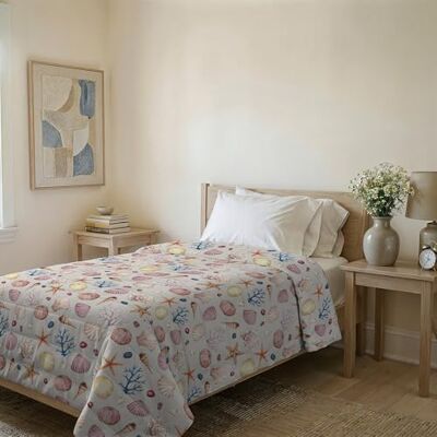 MB HOME BASIC Summer Bedspread - Printed Microfiber 160x240cm MB HOME BASIC Summer Bedspread - Printed Microfiber 160x240cm