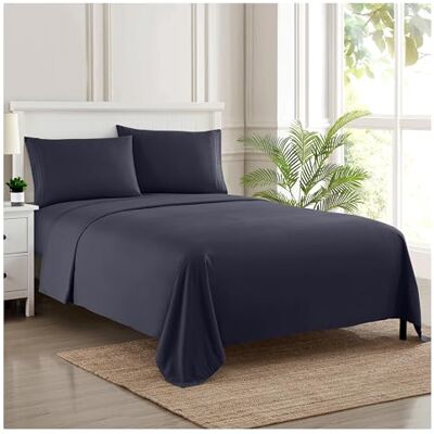 Sweet Home Collection Fadenzahl 1800 - Luxury Bed Linen Set with Fitted and Flat Sheets Sweet Home Collection Fadenzahl 1800 - Luxury Bed Linen Set with Fitted and Flat Sheets
