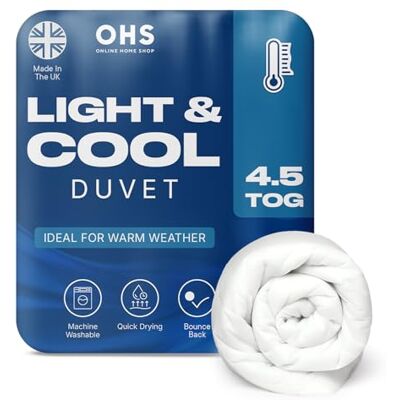 Brentfords - 4.5 Tog Duvet - White - King - Duvet Brentfords - 4.5 Tog Duvet - White - King - Duvet