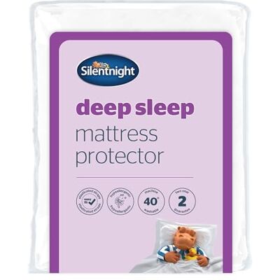 Silentnight Deep Sleep Mattress Protector - Supersoft Quilted Bed Protector Cover Silentnight Deep Sleep Mattress Protector - Supersoft Quilted Bed Protector Cover