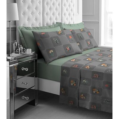 GC GAVENO CAVAILIA King Size Bed Sheet Set 4Piece Printed Bedding Set (Fitted Sheet, Flat Sheet & 2 Pillow Cases) Warm Thermal Fluffy Bedding Soft Polyester Fleece Bedding Sheet Set, Charcoal GC GAVENO CAVAILIA King Size Bed Sheet Set 4Piece Printed Bedding Set (Fitted Sheet, Flat Sheet & 2 Pillow Cases) Warm Thermal Fluffy Bedding Soft Polyester Fleece Bedding Sheet Set, Charcoal