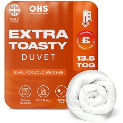 Brentfords - 13.5 Tog Duvet Quilt - White - Duvet Brentfords - 13.5 Tog Duvet Quilt - White - Duvet