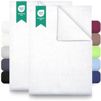 GREEN MARK 250 x 150 cm White Cotton Bed Linen - Textile GREEN MARK 250 x 150 cm White Cotton Bed Linen - Textile
