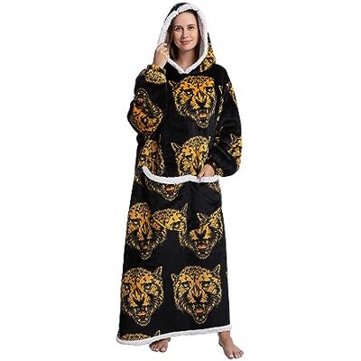 Everglamour Hooded Blanket Adult Sized Costumes, Blue Everglamour Hooded Blanket Adult Sized Costumes, Blue