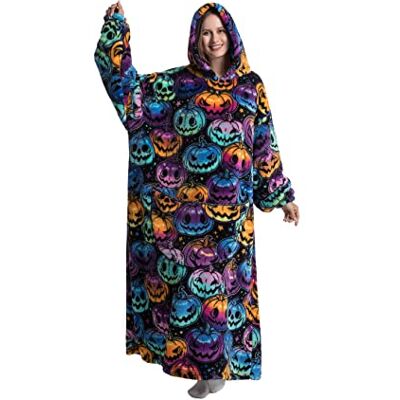 Everglamour Hooded Blanket Adult Sized Costumes, Blue Everglamour Hooded Blanket Adult Sized Costumes, Blue