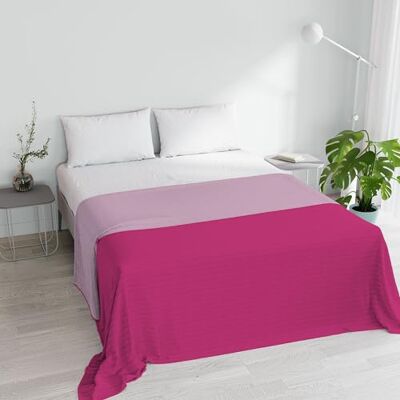 Italian Bed Linen Summer Microfibre Summer Quilt, Lilac/Fuchsia, Double 250 x 250 cm Italian Bed Linen Summer Microfibre Summer Quilt, Lilac/Fuchsia, Double 250 x 250 cm