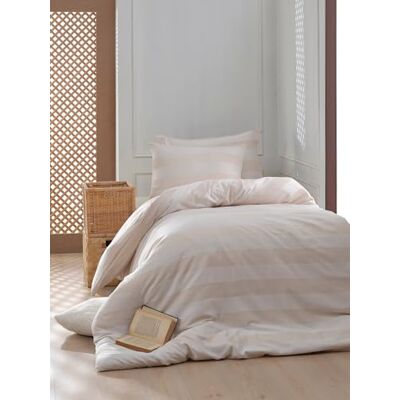 Nuit Des Rêves XXL Quilt Cover Set (155 x 220 cm), Beige, 70% Cotton/30% Polyester, Machine Washable, 120 Thread Count, Button & Envelope Closure, Soft & Stylish Bedding Nuit Des Rêves XXL Quilt Cover Set (155 x 220 cm), Beige, 70% Cotton/30% Polyester, Machine Washable, 120 Thread Count, Button & Envelope Closure, Soft & Stylish Bedding