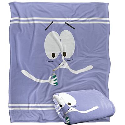 LOGOVISION South Park Towlie Joint Silky Touch Super Soft Throw Blanket 152 X 127 cm, White LOGOVISION South Park Towlie Joint Silky Touch Super Soft Throw Blanket 152 X 127 cm, White
