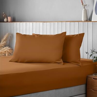 Silentnight - Supersoft - Terracotta - Flap - Easy Care - Pillowcase Silentnight - Supersoft - Terracotta - Flap - Easy Care - Pillowcase