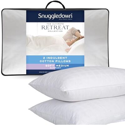 Snuggledown White Luxury Microfiber Support Pillows - Pillow Snuggledown White Luxury Microfiber Support Pillows - Pillow