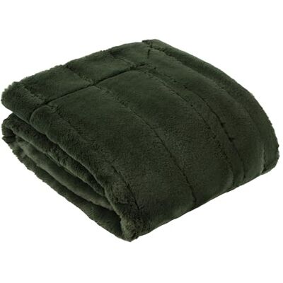 Paoletti Empress Faux Fur Throw – Soft Elegant Heavyweight Minimalist Décor Blanket for Bed or Sofa (Pine 130x180cm) Paoletti Empress Faux Fur Throw – Soft Elegant Heavyweight Minimalist Décor Blanket for Bed or Sofa (Pine 130x180cm)