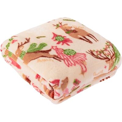 furn. Duvet Day Sleigh Team Throw – Festive Christmas Fleece Blanket with Reindeer and Santa Print (Multicolour 130x150cm) furn. Duvet Day Sleigh Team Throw – Festive Christmas Fleece Blanket with Reindeer and Santa Print (Multicolour 130x150cm)