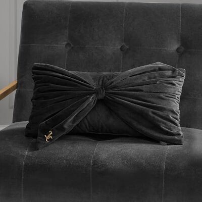 Juicy Couture Rectangle Decorative Accent, Premium Reversible Throw Pillow, Living Room and Bedroom Décor, 10"x18", Black Juicy Couture Rectangle Decorative Accent, Premium Reversible Throw Pillow, Living Room and Bedroom Décor, 10"x18", Black