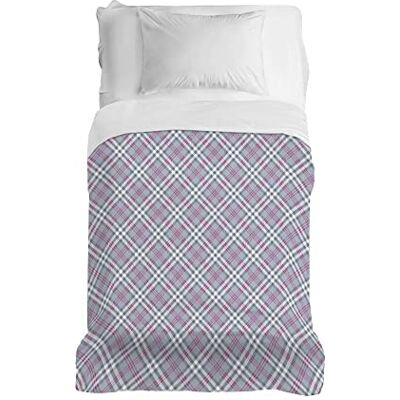 PENSIERI DELICATI Bedspread 170 x 280 cm, Single 100% Cotton Pique, Ideal as a Furnishing Blanket, Single Bed Blanket, Pink Scotty Pattern, 100% Made in Italy PENSIERI DELICATI Bedspread 170 x 280 cm, Single 100% Cotton Pique, Ideal as a Furnishing Blanket, Single Bed Blanket, Pink Scotty Pattern, 100% Made in Italy