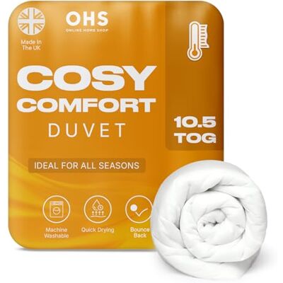 Brentfords - 10.5 Tog Duvet AntiAllergy - White - Duvet Brentfords - 10.5 Tog Duvet AntiAllergy - White - Duvet