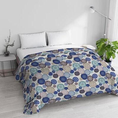 Italian Bed Linen Winter Quilted Quilt for Double Bed 250 x 245 cm DoubleFace Basic Murrine Pattern, Made in Italy – Reversible Duvet in Soft Microfibre 200 g/m² – Machine Washable Duvet Italian Bed Linen Winter Quilted Quilt for Double Bed 250 x 245 cm DoubleFace Basic Murrine Pattern, Made in Italy – Reversible Duvet in Soft Microfibre 200 g/m² – Machine Washable Duvet