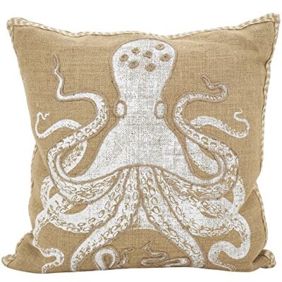 SARO LIFESTYLE Neptunian Collection Down Filled Octopus Throw Pillow 20", SARO LIFESTYLE Neptunian Collection Down Filled Octopus Throw Pillow 20",