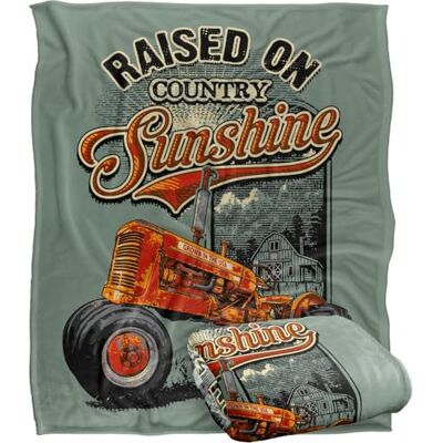 LOGOVISION Jq Licensing Rle Raised On Sunshine Tractor Silky Touch Super Soft Throw Blanket 152 X 127 Cm LOGOVISION Jq Licensing Rle Raised On Sunshine Tractor Silky Touch Super Soft Throw Blanket 152 X 127 Cm