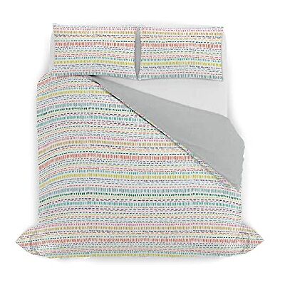Italian Bed Linen - Watercolor Duvet Cover Set - Matrimonial Italian Bed Linen - Watercolor Duvet Cover Set - Matrimonial